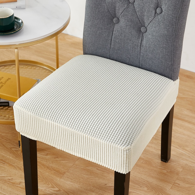Housse Extensible Pour Chaise De Bureau - Noir - Polyester - Anti-dérapant - Lavable - Bureau, Gaming, Maison - 6