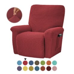 Housse de canapé inclinable en velours à Grain secouant - sur canapé salon | France Housse