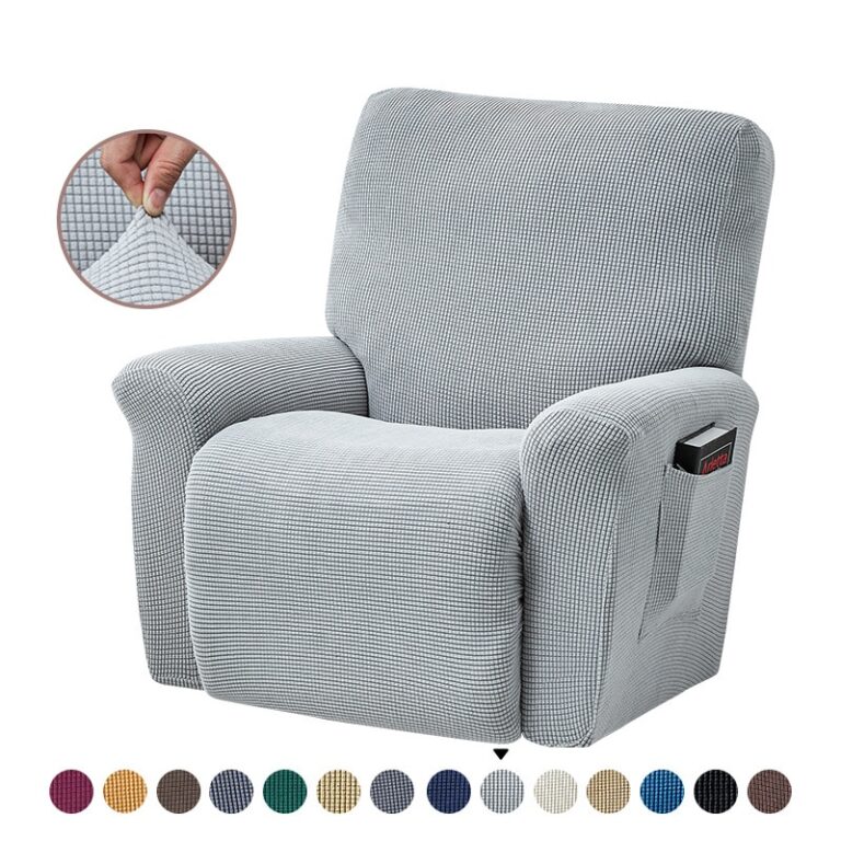 Housse extensible velours RALAX pour fauteuil & canapé