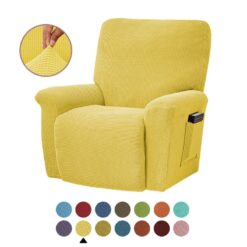 Housse de canapé inclinable en velours à Grain secouant - variante 4 | France Housse