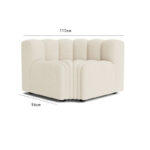 Canapé modulaire nordique avec touches de piano VERSAILLES Housse de France