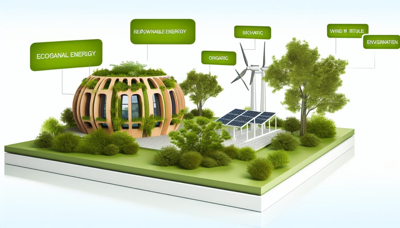 Architecture écologique et design organique.
