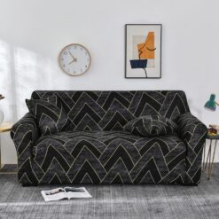Housse de Canapé STREXJO Extensible & Design Géométrique