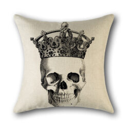 Housse de coussin Cartoon SKULLY – Fantaisie & protection