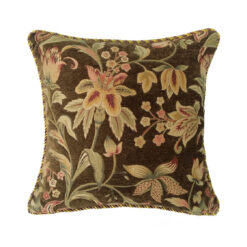 Housse de Coussin Fleur Chenille BEIGLA | Élégance & Protection