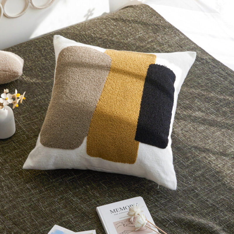 Housse de coussin Géométrique BOHEME – Élégance et protection