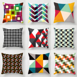 Housse Coussin Géométrique SOLEA – Style et Protection Élégante