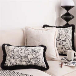 Housse de Coussin Jacquard BELORA – Élégance et Protection