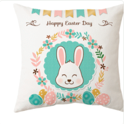 Housse de Coussin Lapin Pâques - Style & Protection