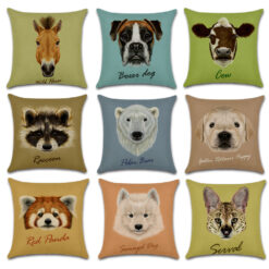 Housse de coussin Lin Animaliop – Style et protection