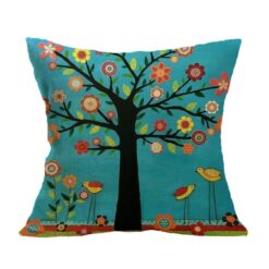 Housse de Coussin Lin Méditerranée DONA - Élégance & Praticité