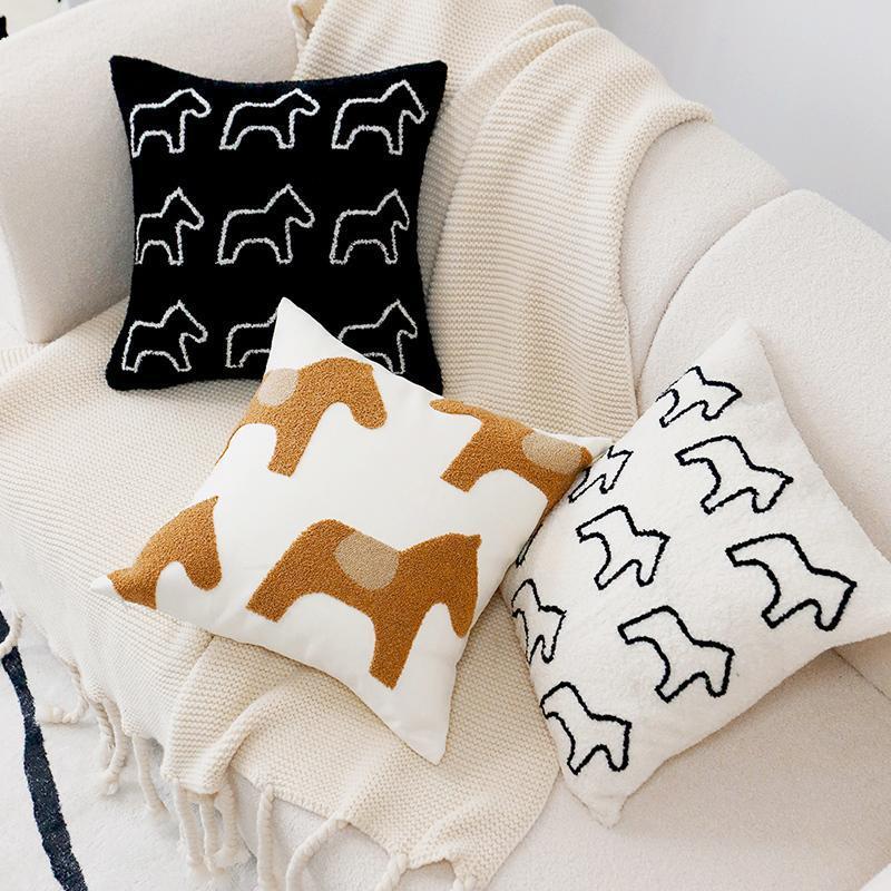 Housse de Coussin Luxe Enfants PLUMY - Design résistant et doux