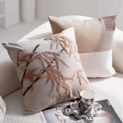 Housse de Coussin Velours Orchid PAVLOR - Élégance et Praticité