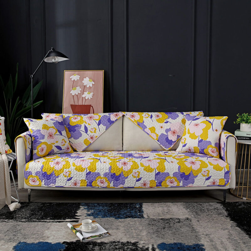 Plaid Canapé Minimaliste COTONG - Confort Moderne et Durable