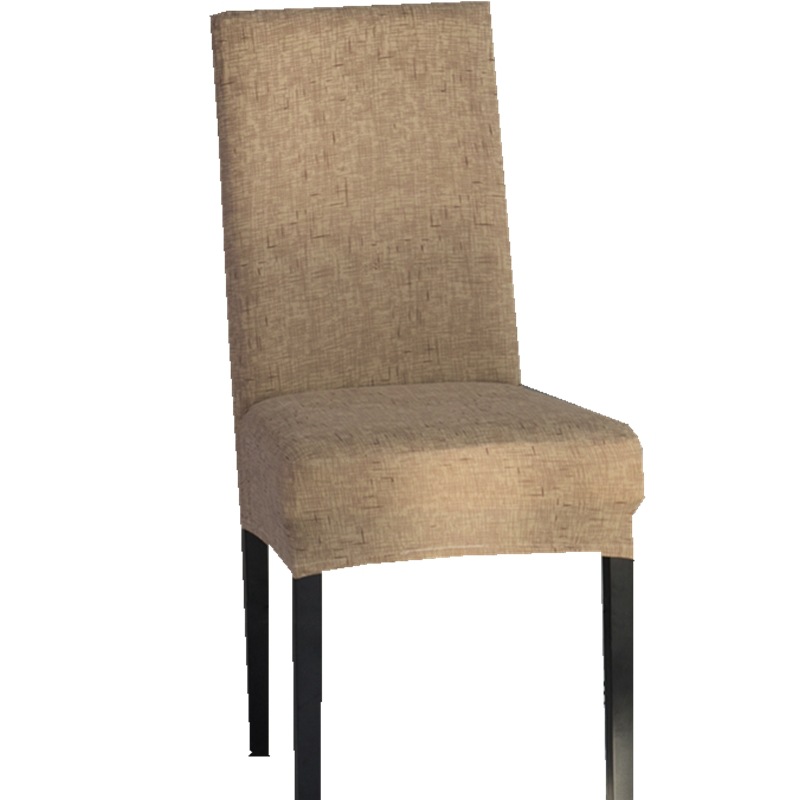 Housse de chaise velours universelle detail du tissu velours et elasthanne